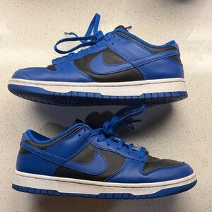 Nike Dunk Low ‘Hyper Cobalt’ Black Men’s 10 Black Royal Blue